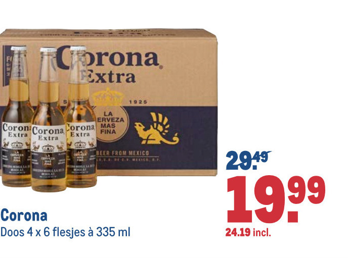 Corona   speciaalbier folder aanbieding bij  Makro - details