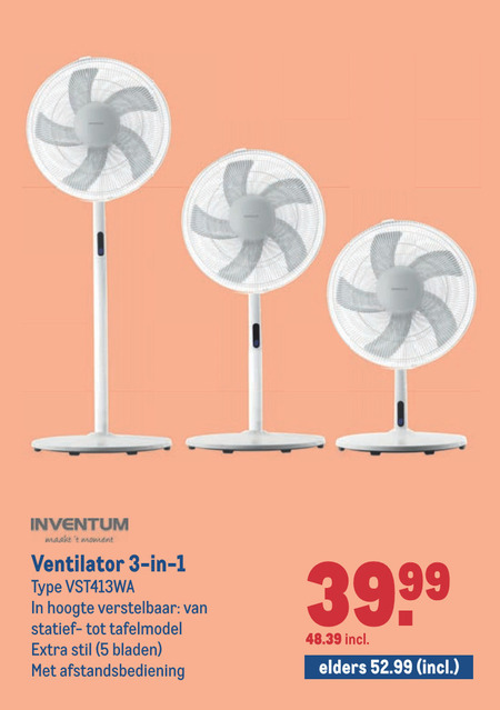 Inventum   ventilator folder aanbieding bij  Makro - details