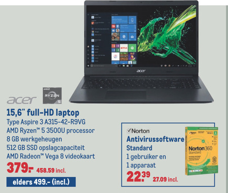 Acer   notebook folder aanbieding bij  Makro - details