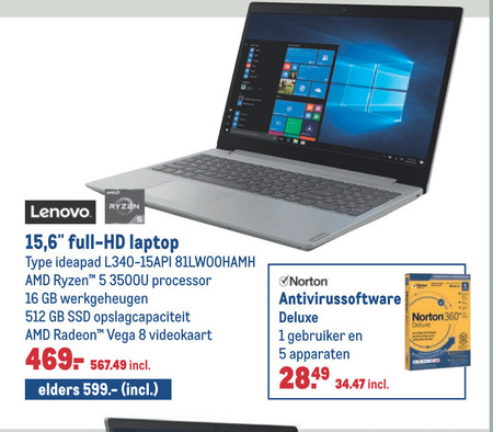 Lenovo   software folder aanbieding bij  Makro - details