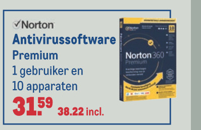 Norton   software folder aanbieding bij  Makro - details