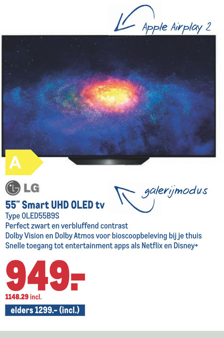 LG   4k ultrahd televisies, oled televisie folder aanbieding bij  Makro - details