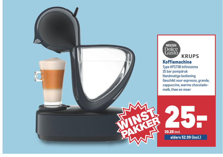 Krups   dolce gusto apparaat folder aanbieding bij  Makro - details