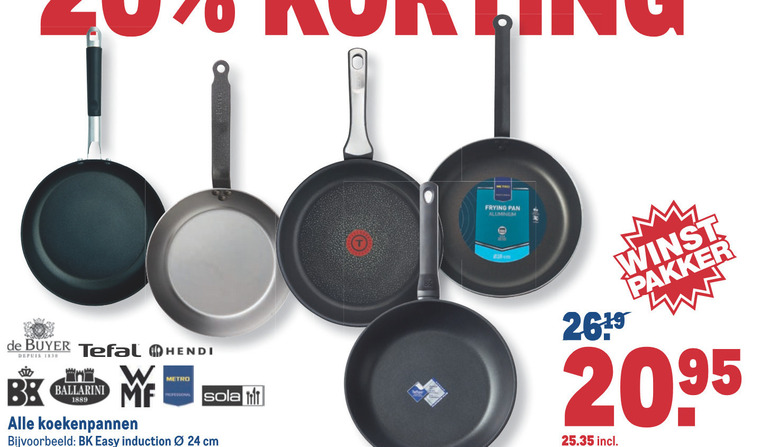 Alle merken   koekenpan folder aanbieding bij  Makro - details