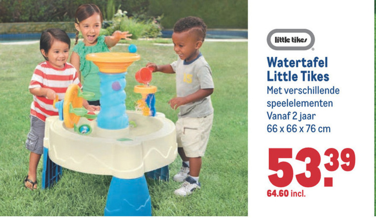 Little Tikes   waterspeeltafel folder aanbieding bij  Makro - details