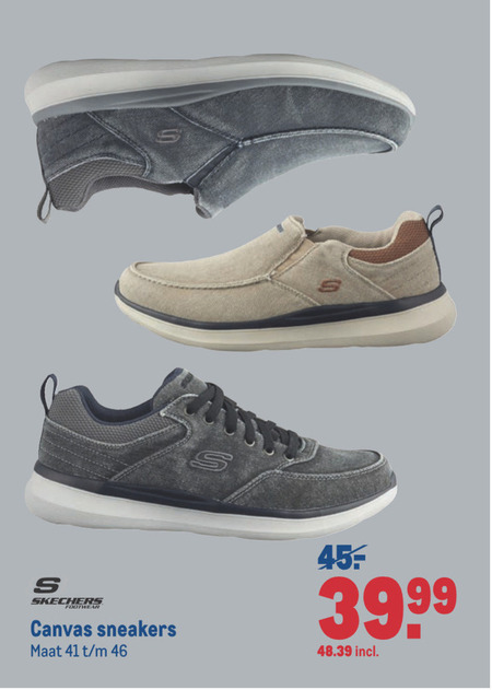 Skechers   heren sneakers folder aanbieding bij  Makro - details