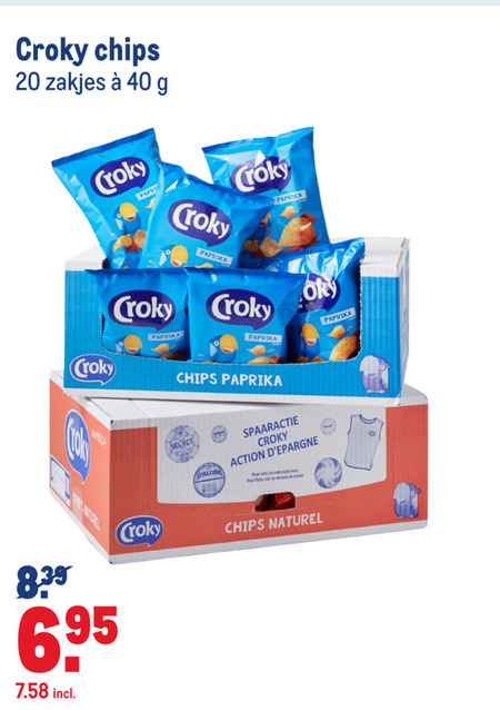 Croky   chips folder aanbieding bij  Makro - details