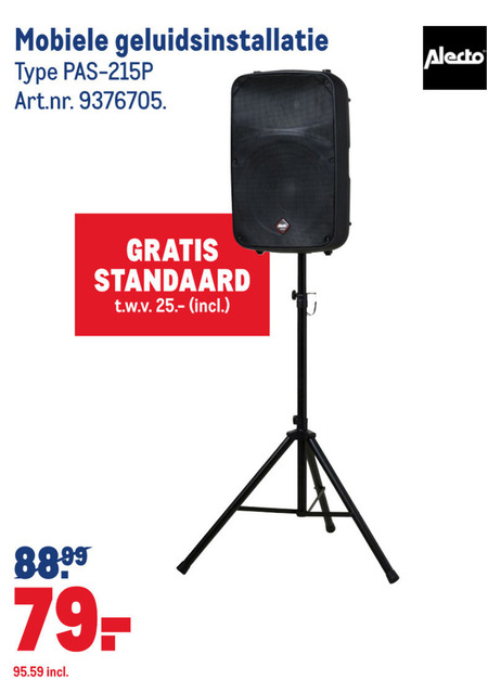 Alecto   speakerset folder aanbieding bij  Makro - details