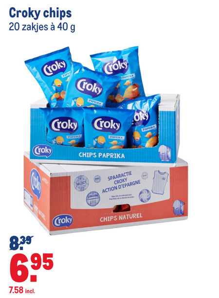 Croky   chips folder aanbieding bij  Makro - details