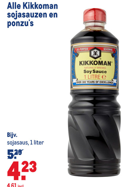 Kikkoman   soja saus folder aanbieding bij  Makro - details