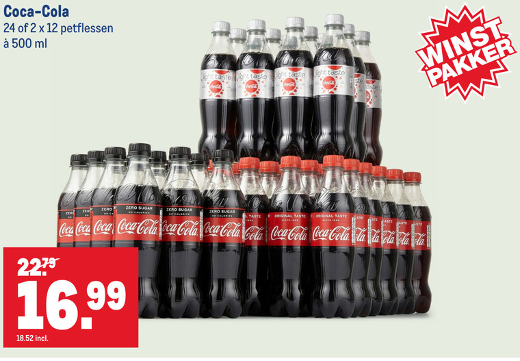 Coca-Cola   cola folder aanbieding bij  Makro - details