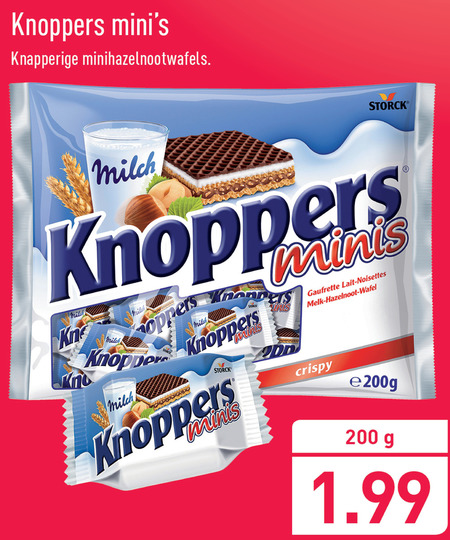 Knoppers   wafels folder aanbieding bij  Aldi - details