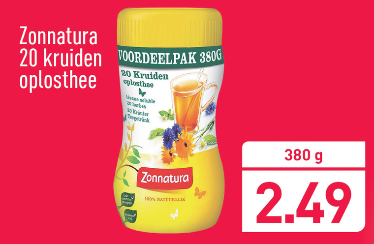 Zonnatura   kruidenthee folder aanbieding bij  Aldi - details