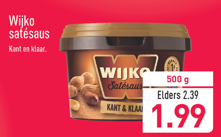 Wijko   satesaus folder aanbieding bij  Aldi - details