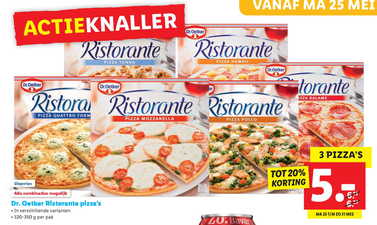 Dr Oetker   diepvriespizza folder aanbieding bij  Lidl - details