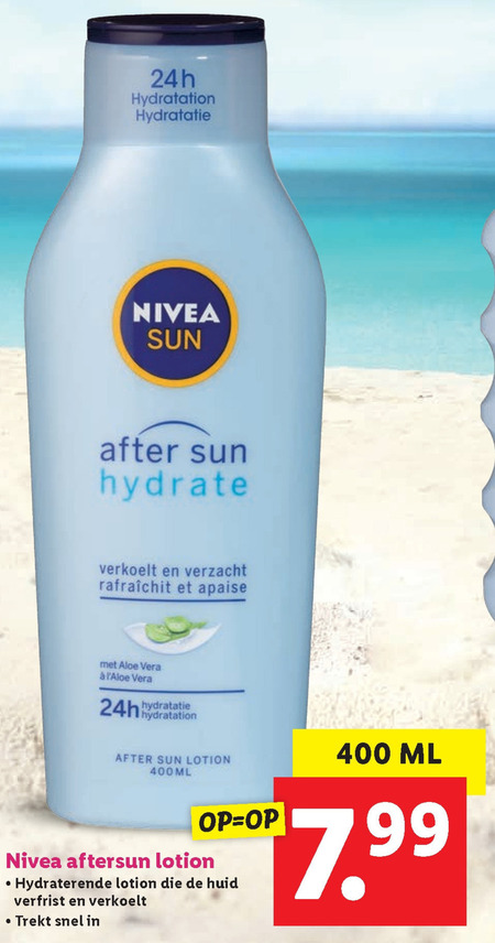 Nivea   aftersun folder aanbieding bij  Lidl - details