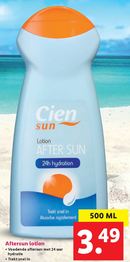 Cien   aftersun folder aanbieding bij  Lidl - details