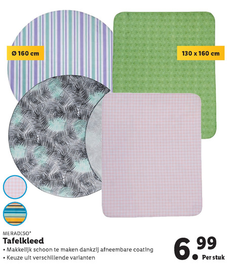 Meradiso   tafelkleed folder aanbieding bij  Lidl - details