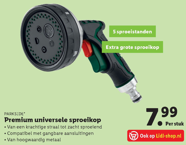 Parkside   pistoolbroes folder aanbieding bij  Lidl - details