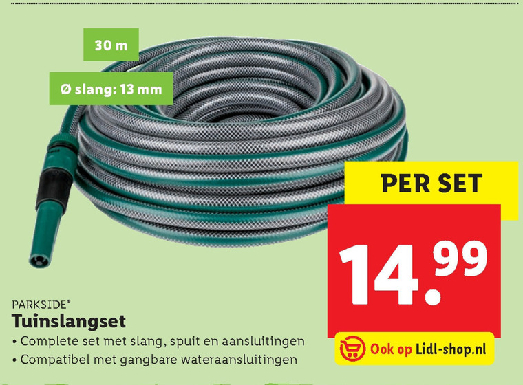 Parkside   tuinslang folder aanbieding bij  Lidl - details