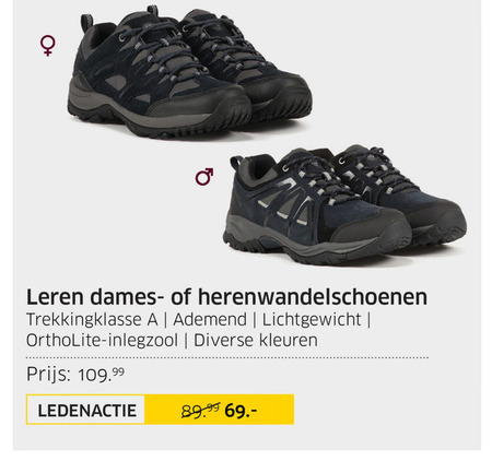 Human Nature   wandelschoenen folder aanbieding bij  ANWB - details