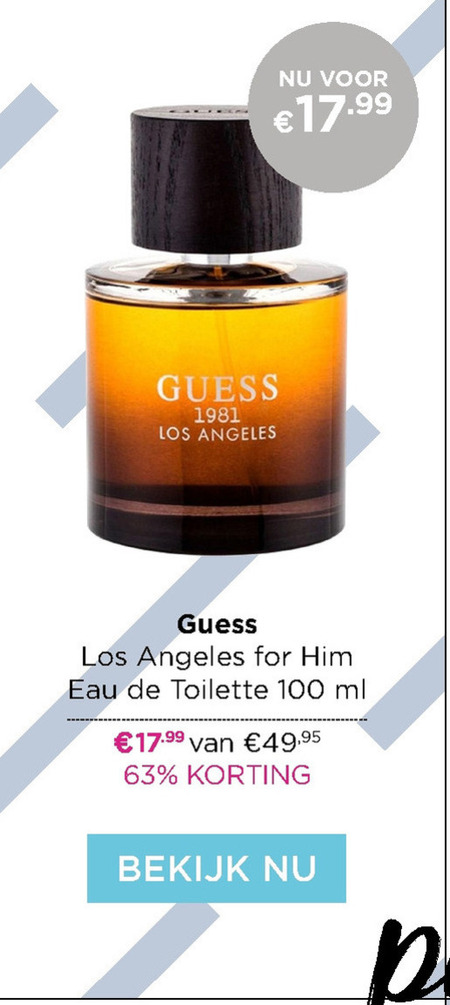 Guess   eau de toilette folder aanbieding bij  Ici Paris XL - details