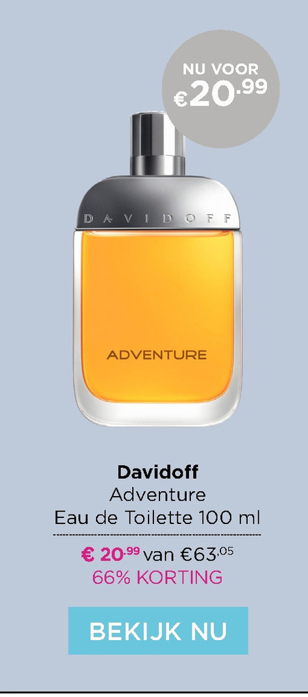 Davidoff   eau de toilette folder aanbieding bij  Ici Paris XL - details