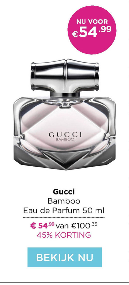 Gucci   eau de parfum folder aanbieding bij  Ici Paris XL - details