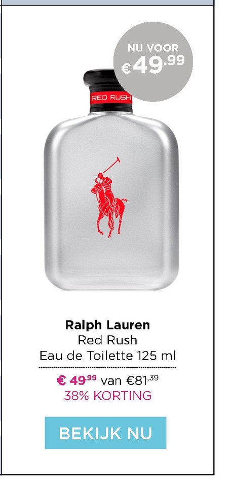 Ralph Lauren   eau de toilette folder aanbieding bij  Ici Paris XL - details