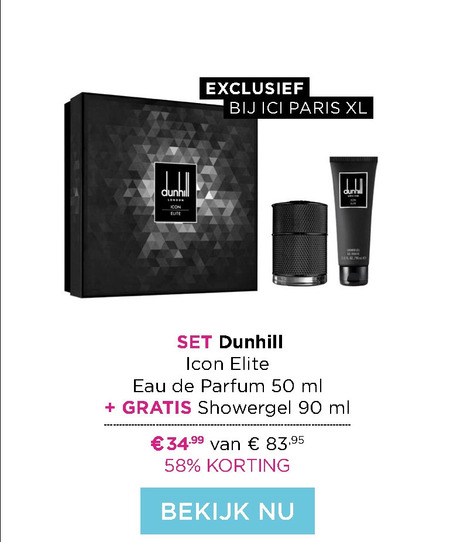 Dunhill   parfum geschenkset folder aanbieding bij  Ici Paris XL - details