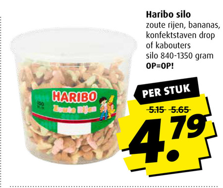 Haribo   snoep, drop folder aanbieding bij  Boni - details