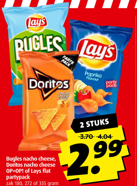 Lays   zoutje, chips folder aanbieding bij  Boni - details