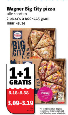 Wagner   diepvriespizza folder aanbieding bij  Poiesz - details