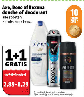 Axe   deodorant, douchegel folder aanbieding bij  Poiesz - details