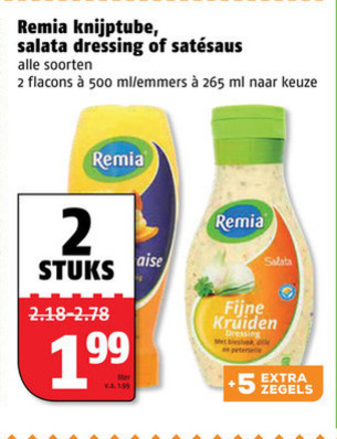 Remia   mayonaise, fritessaus folder aanbieding bij  Poiesz - details