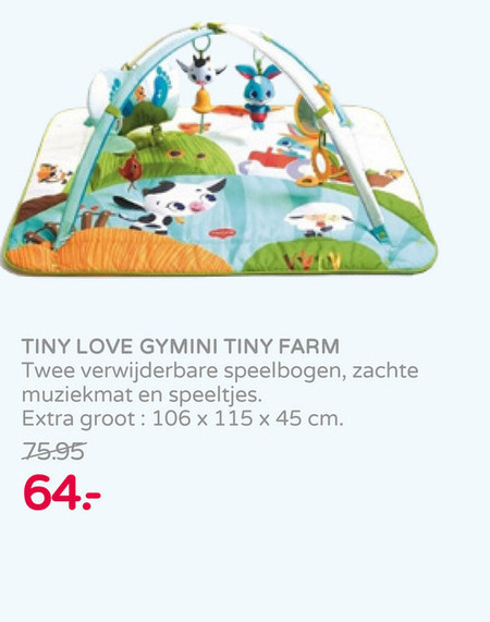 Tiny Love   babygym folder aanbieding bij  Prenatal - details