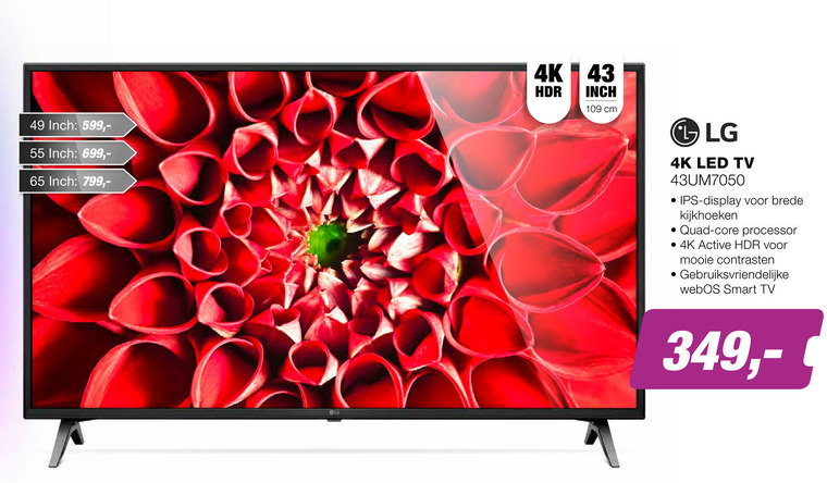 LG   4k ultrahd televisies folder aanbieding bij  EP Electronic Partner - details