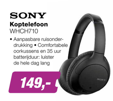 Sony   koptelefoon folder aanbieding bij  EP Electronic Partner - details