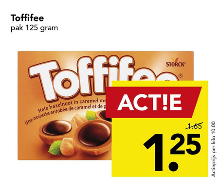 Toffifee   chocolade folder aanbieding bij  Deen - details