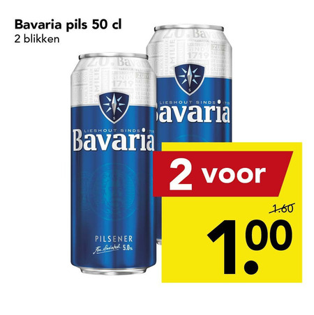 aankunnen Trekker einde Bavaria blikje bier folder aanbieding bij Deen - details