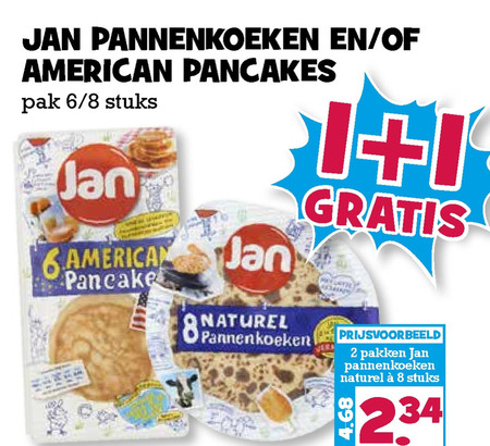 Jan   pannenkoek folder aanbieding bij  Boons Markt - details