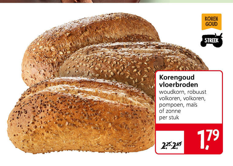 Korengoud   brood folder aanbieding bij  Jan Linders - details