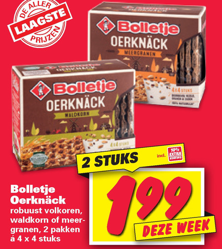 Bolletje   knackebrod folder aanbieding bij  Nettorama - details