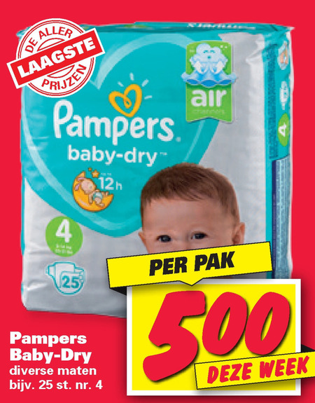 Pampers   luiers folder aanbieding bij  Nettorama - details