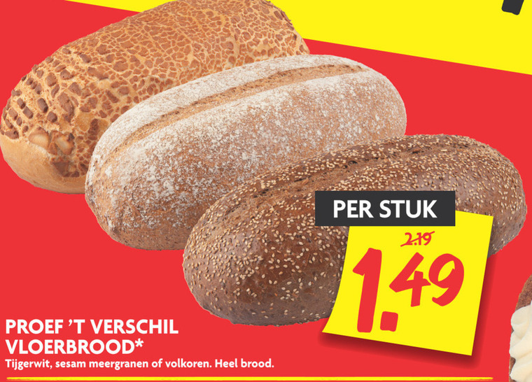 Proef t Verschil   brood folder aanbieding bij  Dekamarkt - details