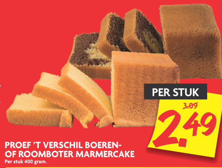 Proef t Verschil   cake folder aanbieding bij  Dekamarkt - details