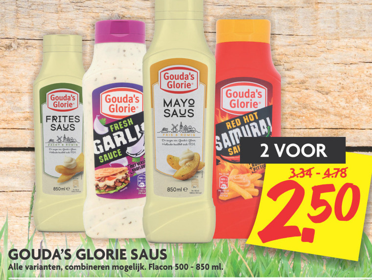 Goudas Glorie   fritessaus, mayonaise folder aanbieding bij  Dekamarkt - details