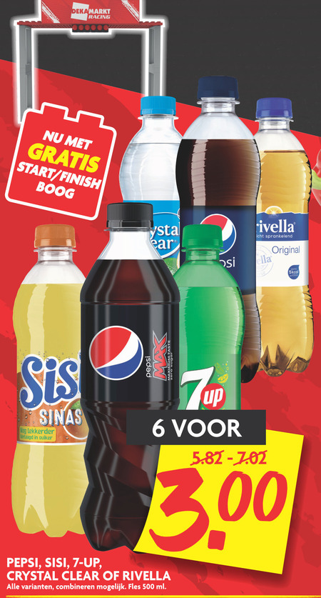 Pepsi   fruitdrank, cola folder aanbieding bij  Dekamarkt - details