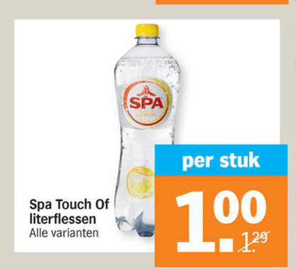 Spa en Fruit   fruitdrank folder aanbieding bij  Albert Heijn - details