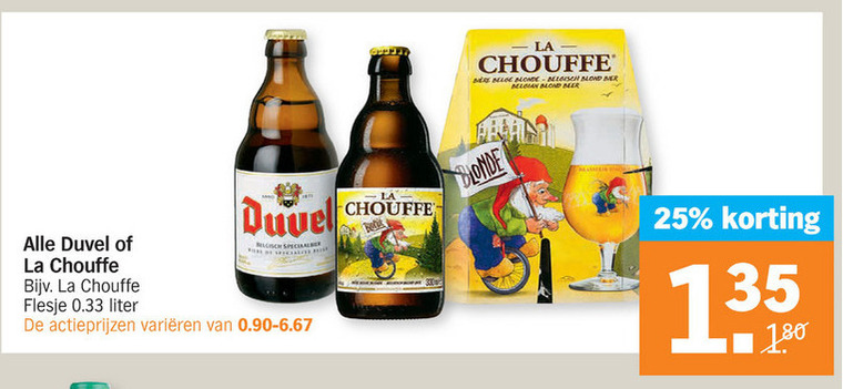 Duvel   speciaalbier folder aanbieding bij  Albert Heijn - details